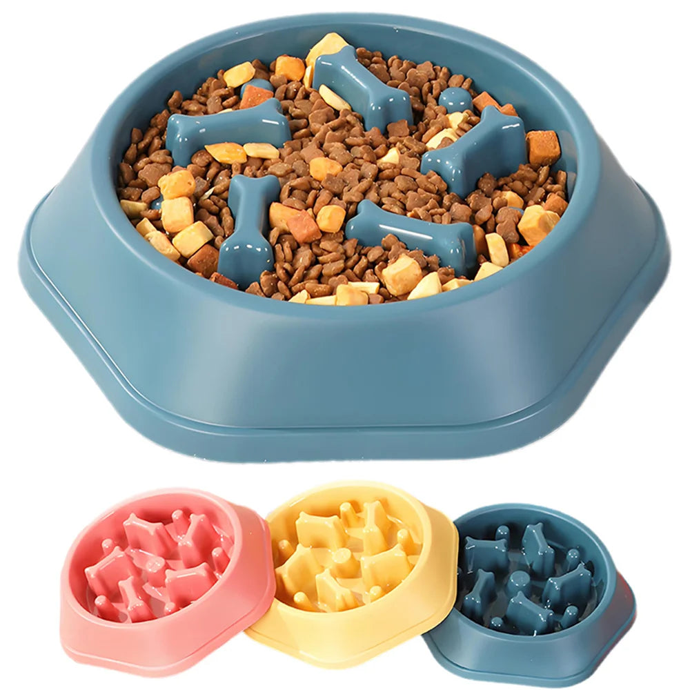Slow Feeder Bowl – Puzzle Pet Food Dish