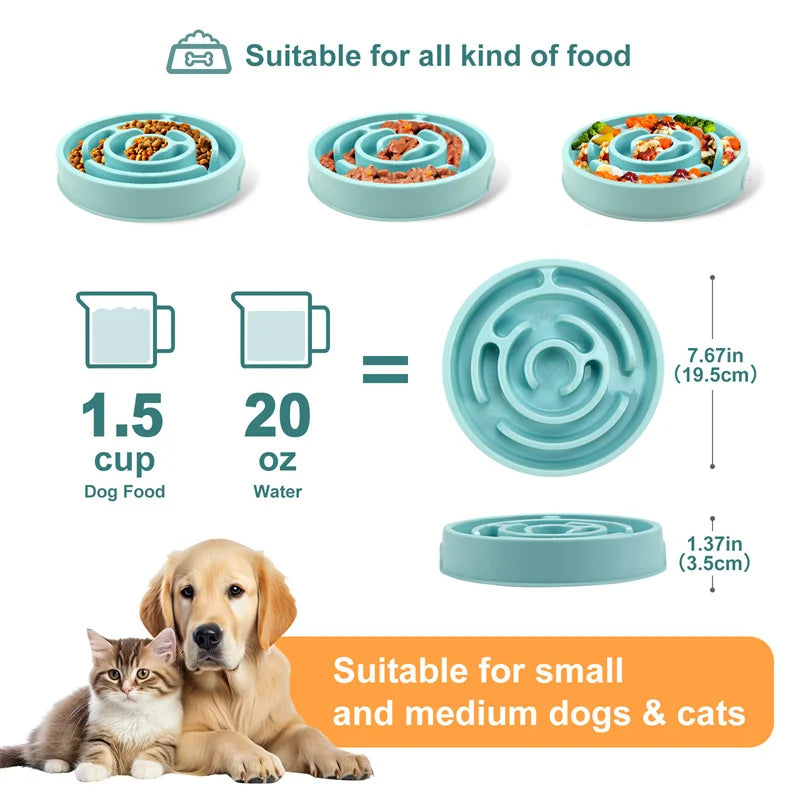 Interactive Puzzle Slow Feeder Bowl