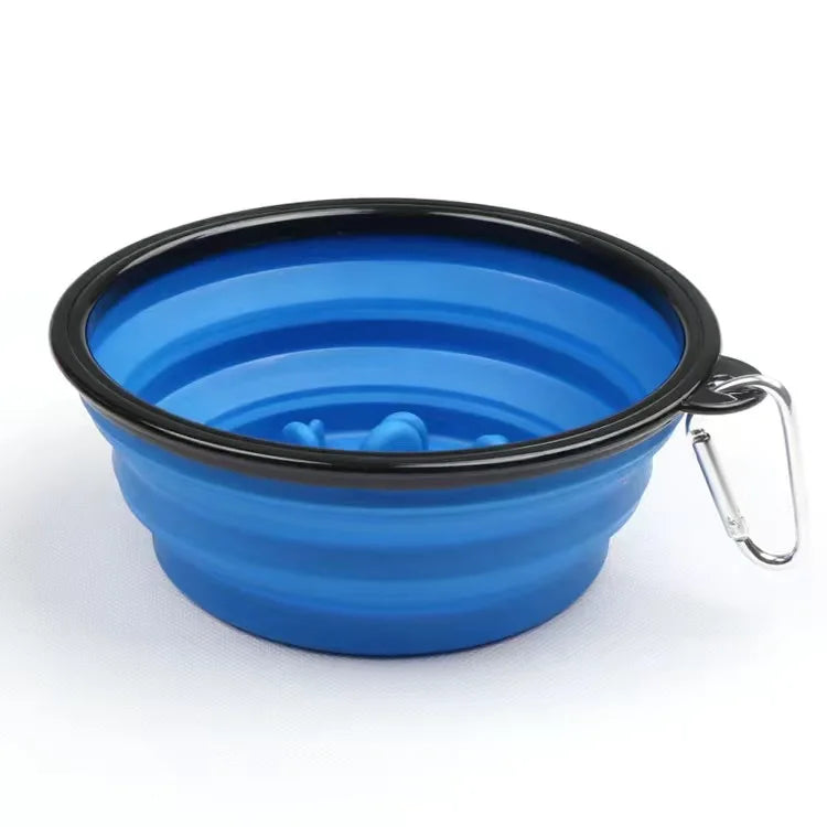 Collapsible Travel Slow Feeder Bowl