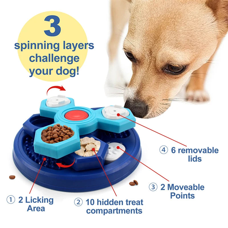 Interactive Puzzle Slow Feeder Bowl