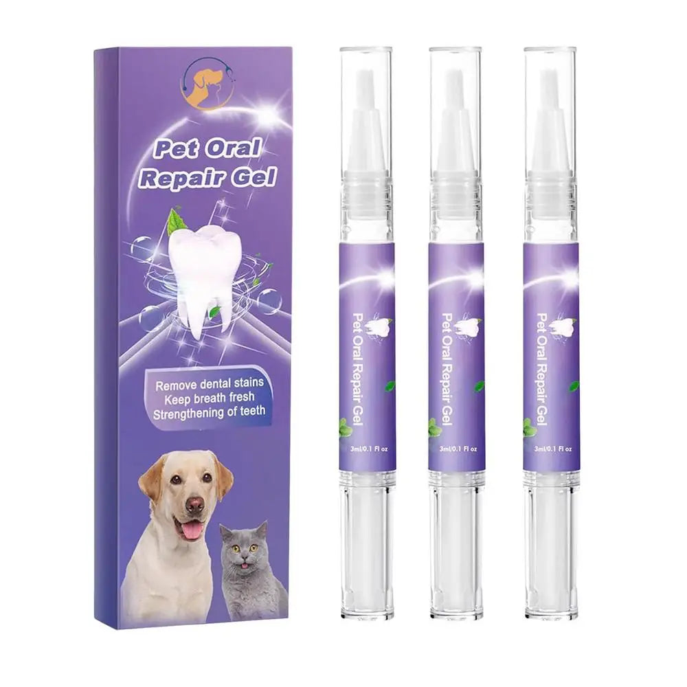 Gel buccal naturel pour animaux de compagnie – Soins des dents et des gencives pour chats et chiens