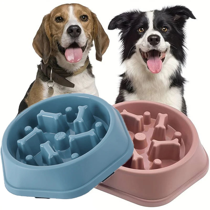 Slow Feeder Bowl – Puzzle Pet Food Dish