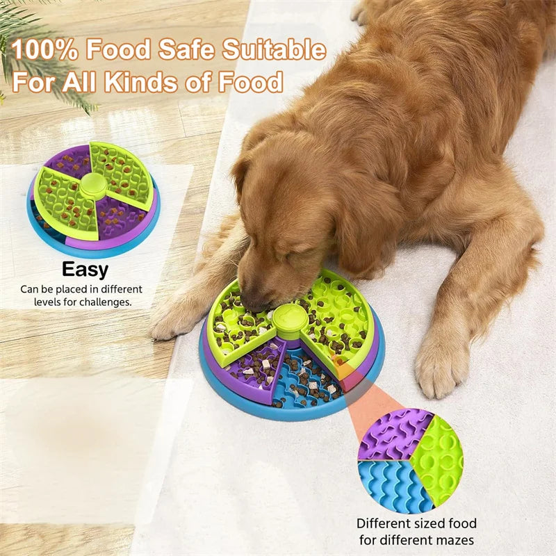 Interactive Puzzle Slow Feeder Bowl