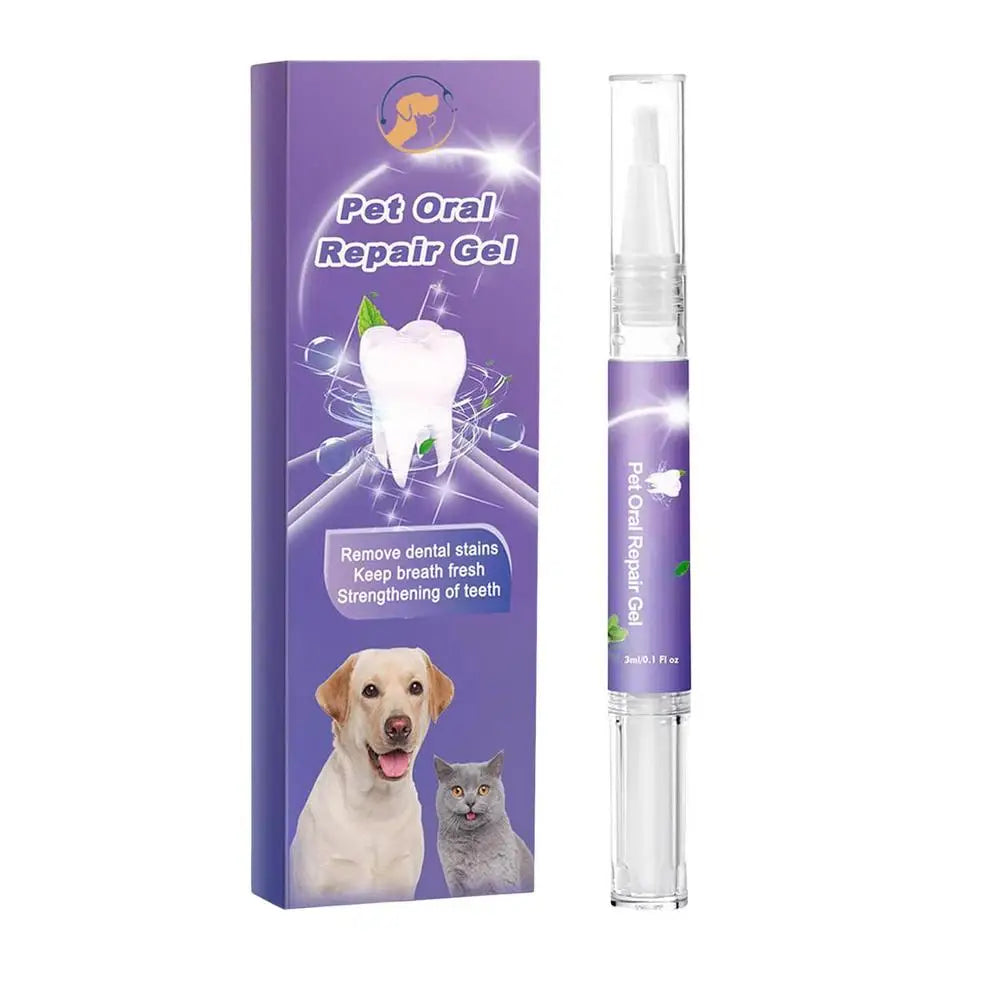 Gel buccal naturel pour animaux de compagnie – Soins des dents et des gencives pour chats et chiens