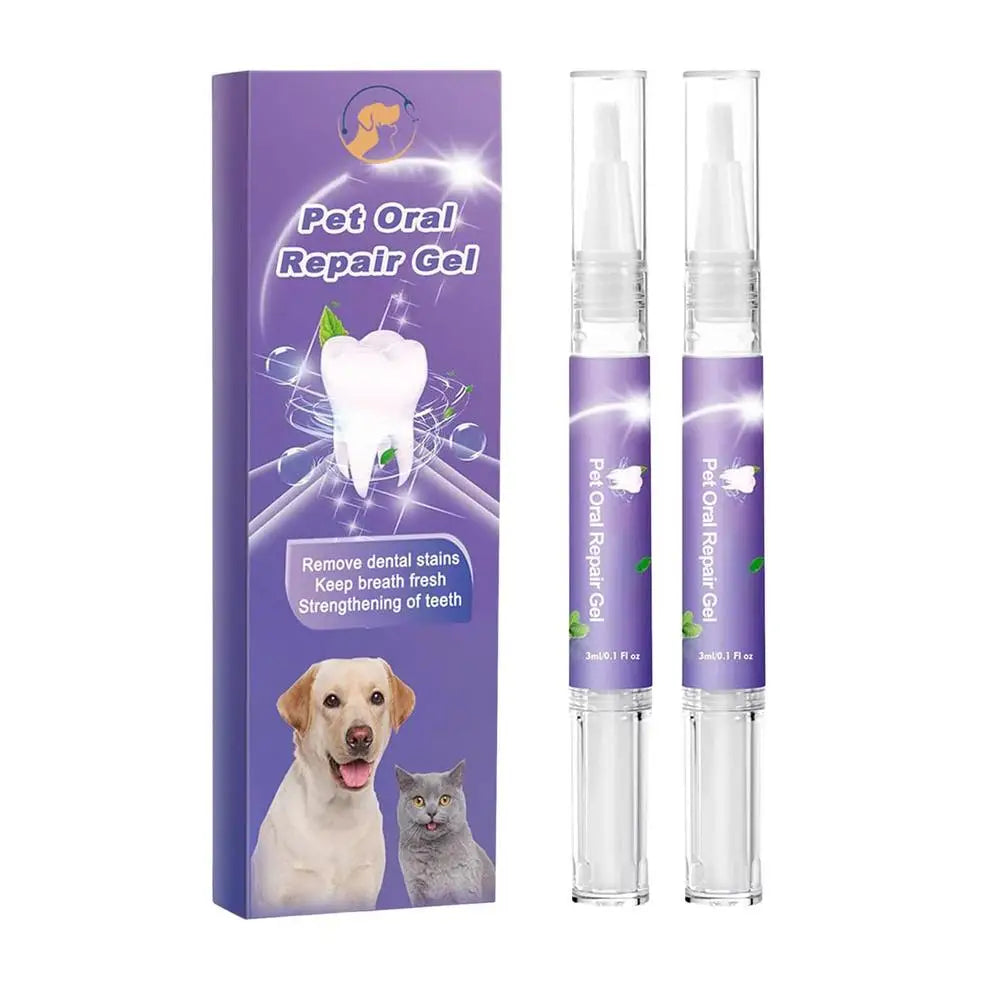 Gel buccal naturel pour animaux de compagnie – Soins des dents et des gencives pour chats et chiens