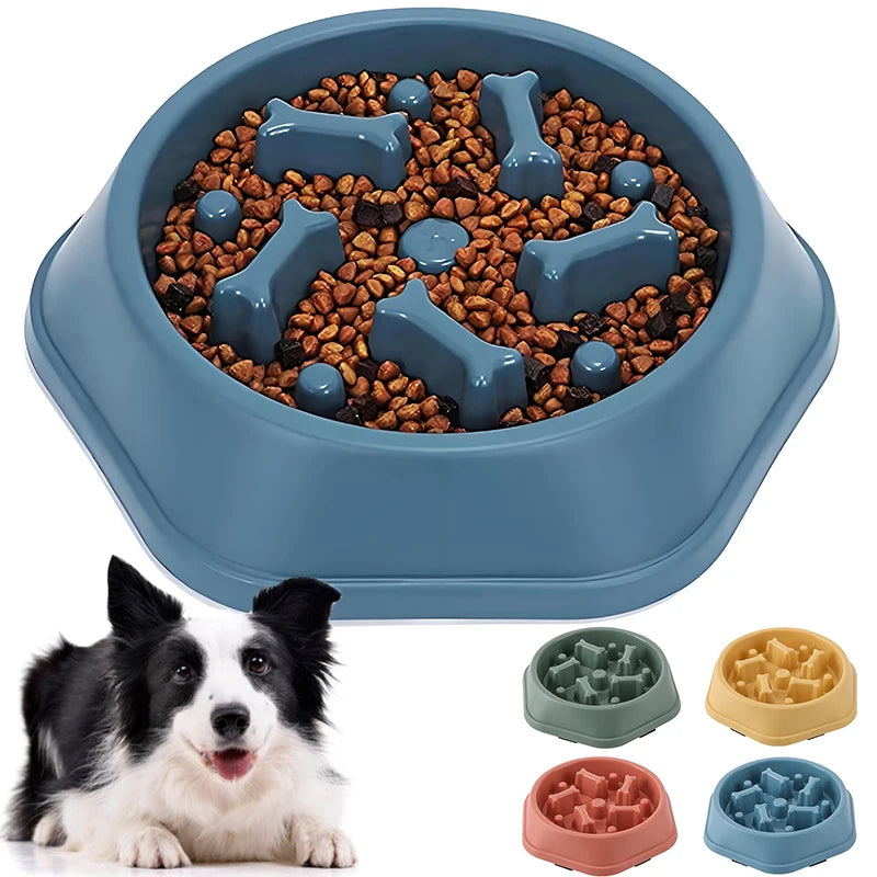 Slow Feeder Bowl – Puzzle Pet Food Dish