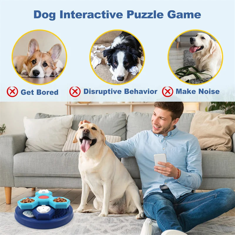 Interactive Puzzle Slow Feeder Bowl