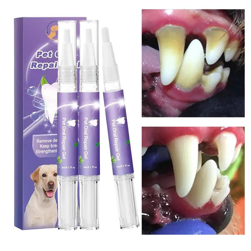 Gel buccal naturel pour animaux de compagnie – Soins des dents et des gencives pour chats et chiens
