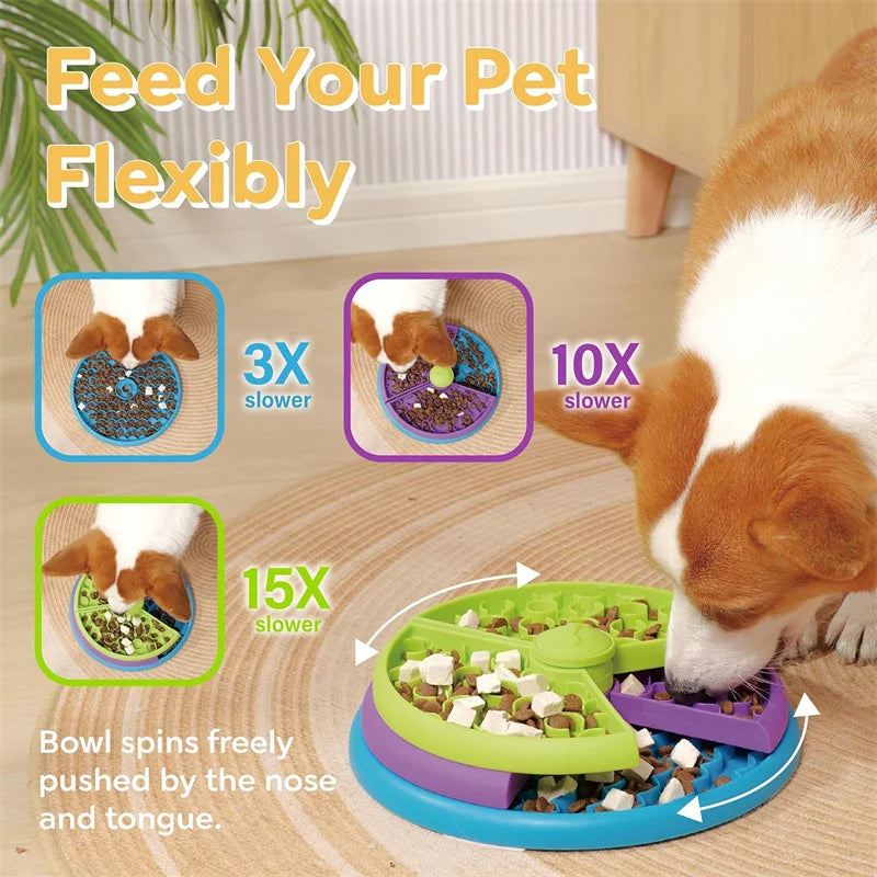Interactive Puzzle Slow Feeder Bowl
