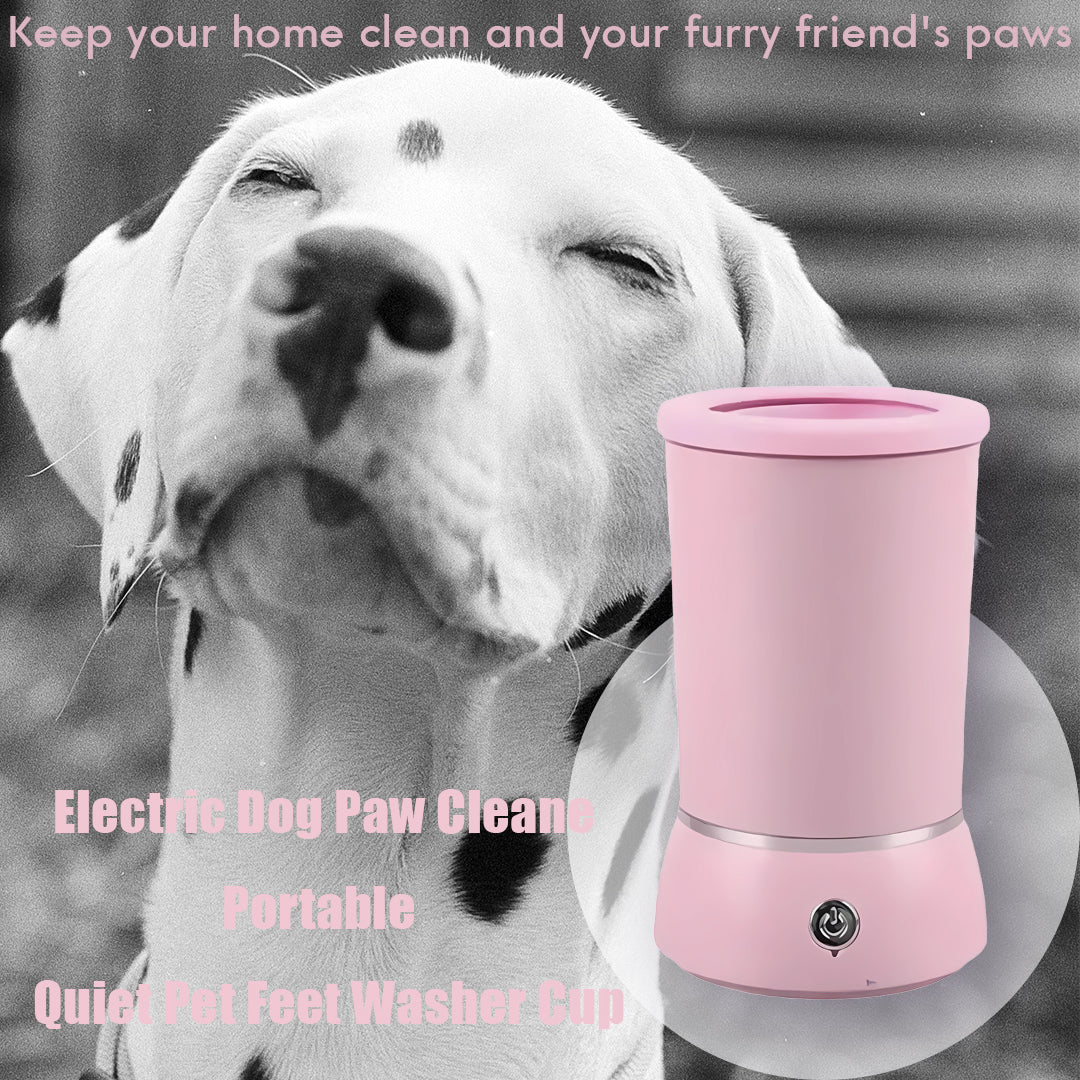 Electric Dog Paw Cleaner – Portable & Quiet Pet Feet Washer Cup