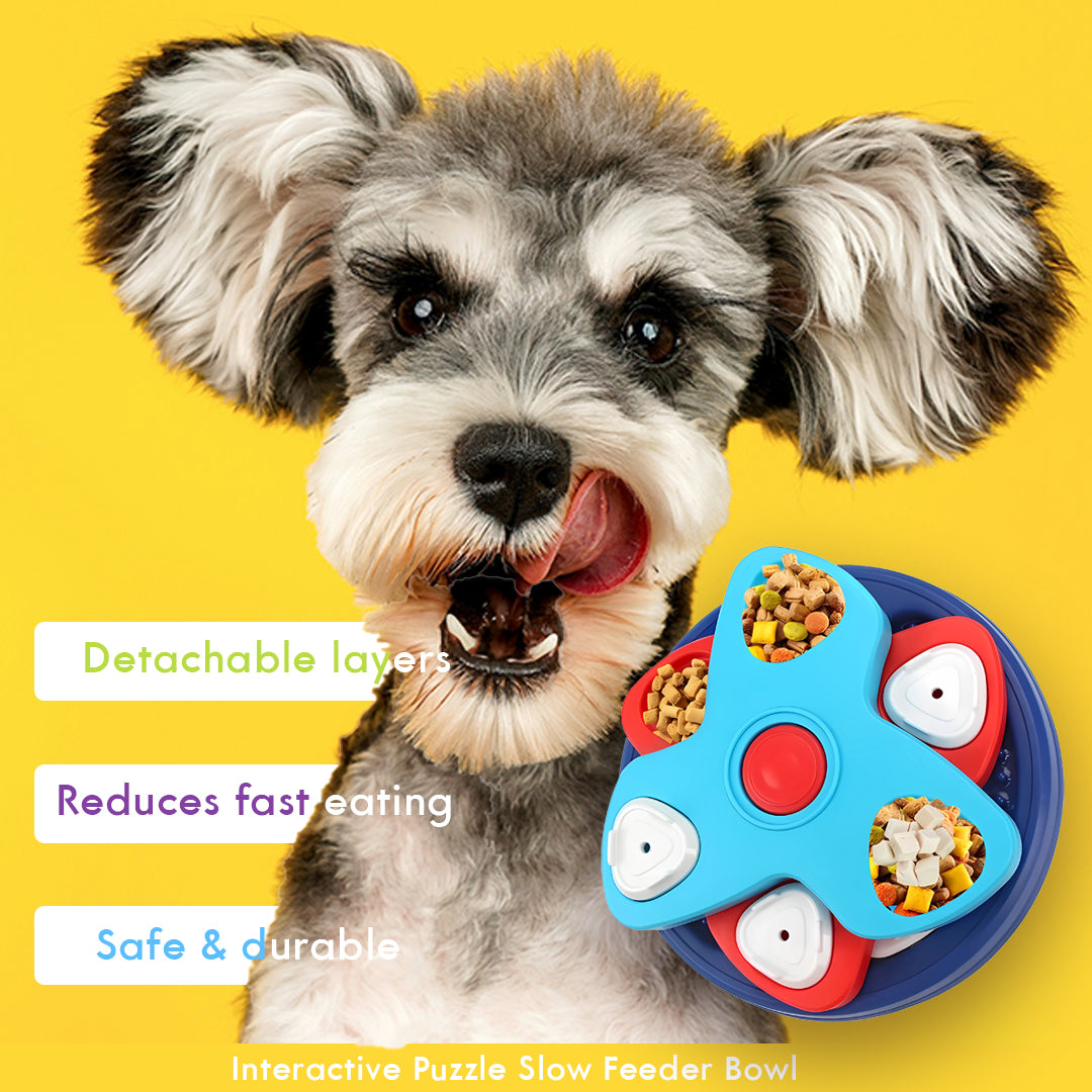 Interactive Puzzle Slow Feeder Bowl