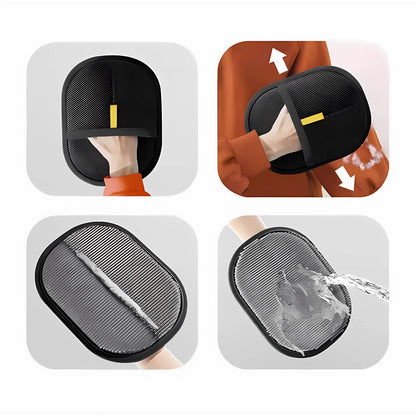 Gants de toilettage électrostatiques double face pour animaux de compagnie