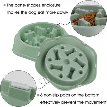 Gamelle à alimentation lente – Gamelle puzzle pour animaux de compagnie