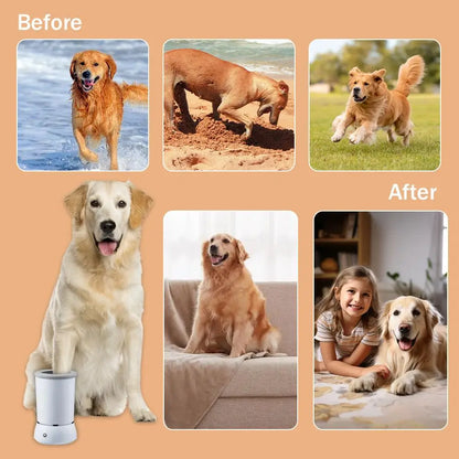 Electric Dog Paw Cleaner – Portable & Quiet Pet Feet Washer Cup