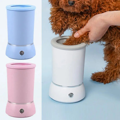 Electric Dog Paw Cleaner – Portable & Quiet Pet Feet Washer Cup