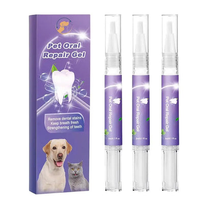 Gel buccal naturel pour animaux de compagnie – Soins des dents et des gencives pour chats et chiens