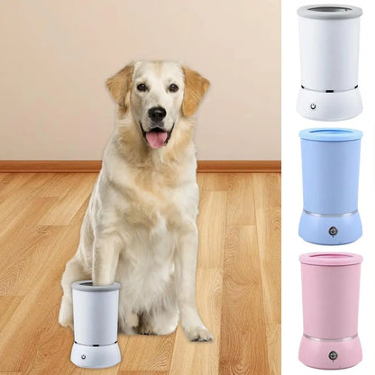 Electric Dog Paw Cleaner – Portable & Quiet Pet Feet Washer Cup