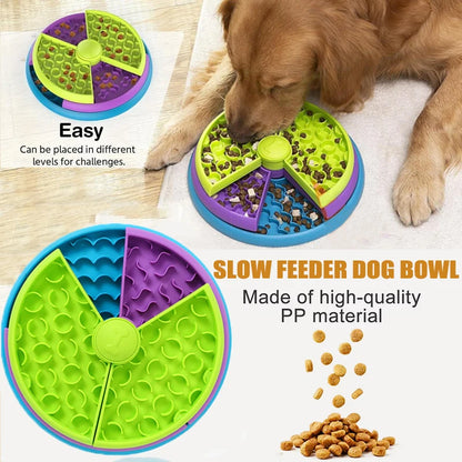 Bol d'alimentation lente interactif et puzzle