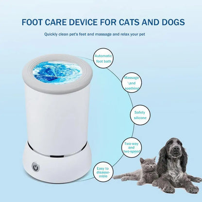 Electric Dog Paw Cleaner – Portable & Quiet Pet Feet Washer Cup