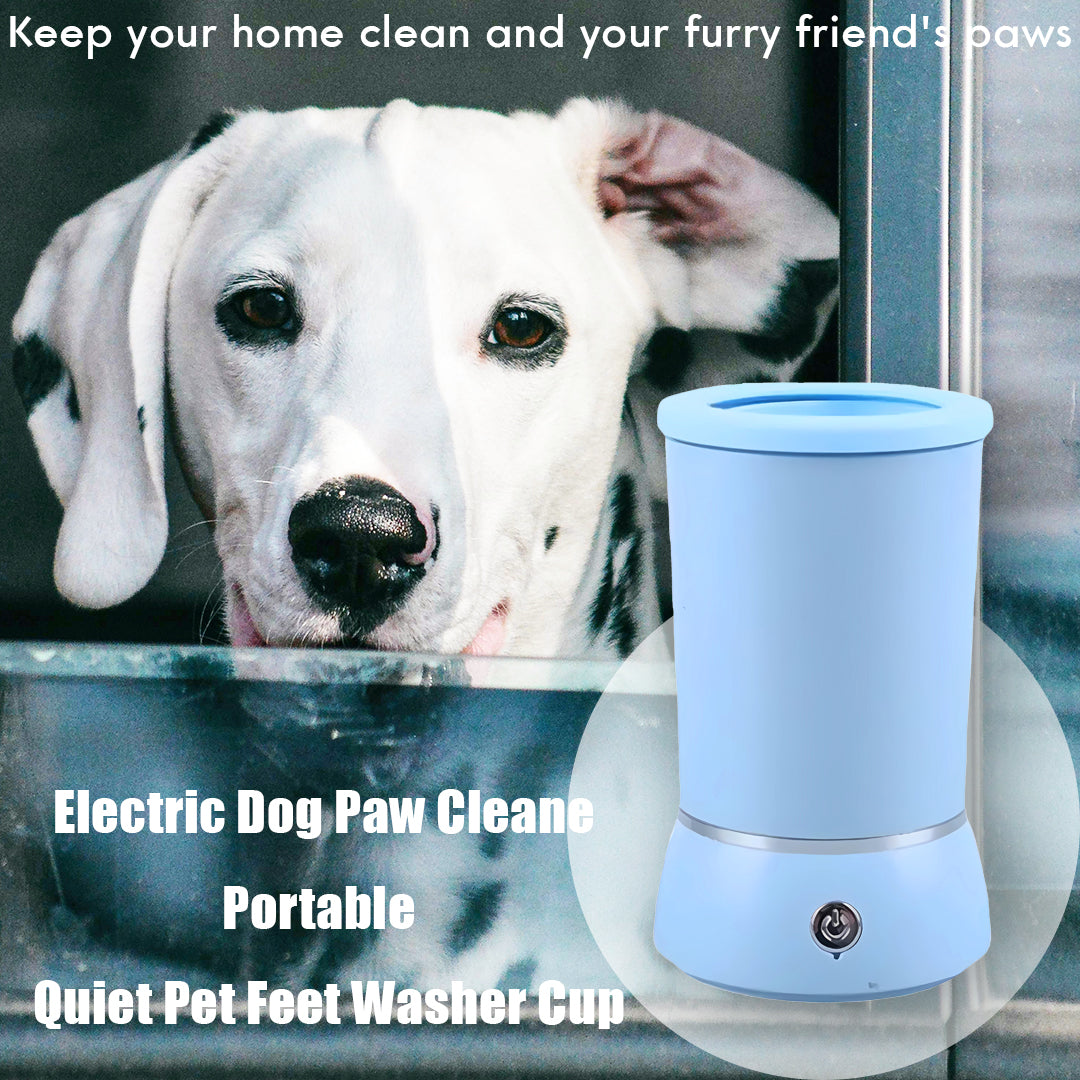 Electric Dog Paw Cleaner – Portable & Quiet Pet Feet Washer Cup