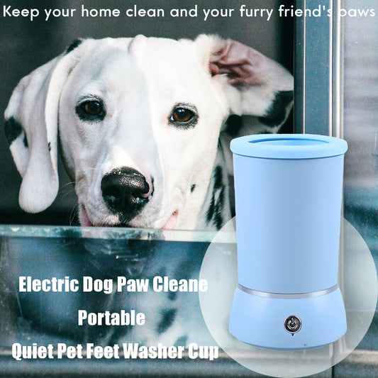 Electric Dog Paw Cleaner – Portable & Quiet Pet Feet Washer Cup