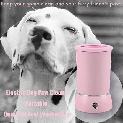 Electric Dog Paw Cleaner – Portable & Quiet Pet Feet Washer Cup